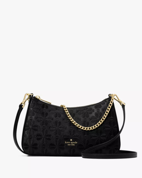 KATE SPADE  Spade Flower Embroidered Medium Convertible Crossbody ( Arriving In Delhi )