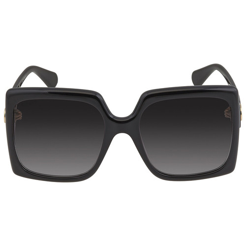 GUCCI Gradient Grey Oversized Ladies Sunglasses