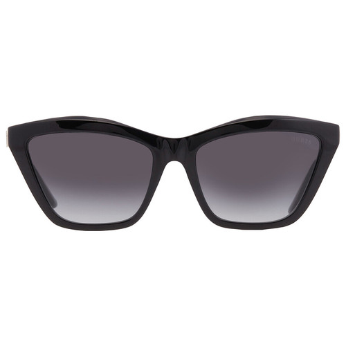 GUESS  Smoke Gradient Rectangular Ladies Sunglasses GUESS  Smoke Gradient Rectangular Ladies Sunglasses