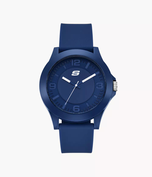 SKECHERS Rosencrans Analog Blue Silicone Watch Sr5256 Image 1