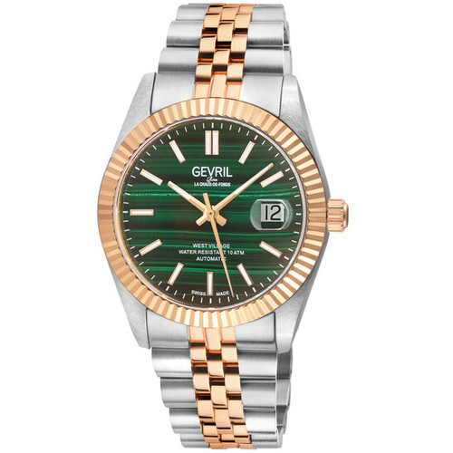 GEVRIL West Village Automatic Green Dial Men's Watch GEVRIL West Village Automatic Green Dial Men's Watch