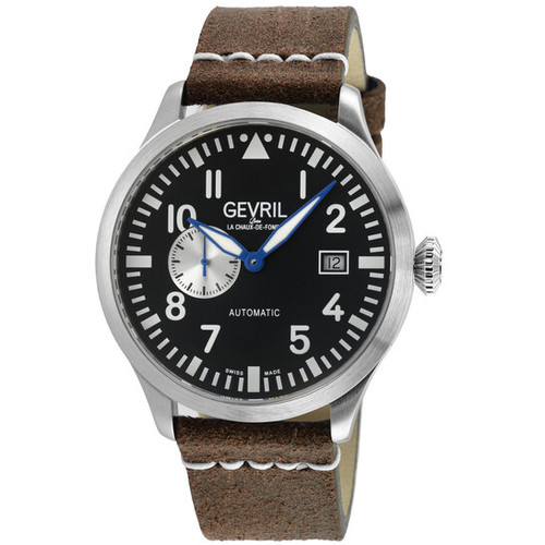 GEVRIL Vaughn Automatic Black Dial Men's Watch GEVRIL Vaughn Automatic Black Dial Men's Watch