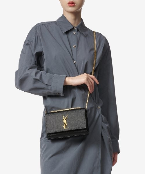 SAINT LAURENT Kate Small Shoulder Bag Black