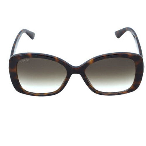 GUCCI Brown Square Ladies Sunglasses GG0762S 002 56