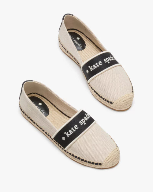 KATE SPADE  Piper Webbing Espadrille Flat KL068
