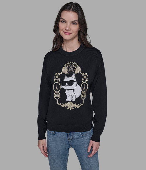KARL LAGERFELD Rococo Choupette Sweater
