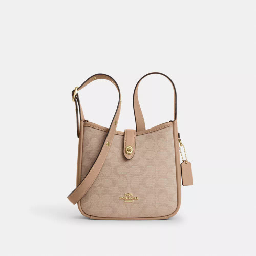 COACH Hadley Mini Crossbody Bag With Signature Canvas