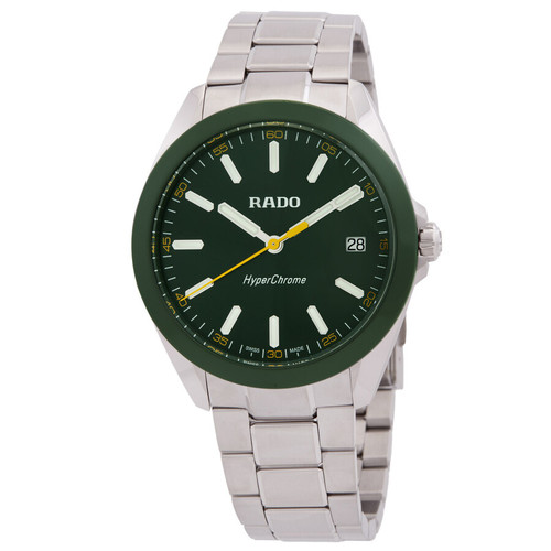 RADO HyperChrome Quartz Green Dial Men's Watch