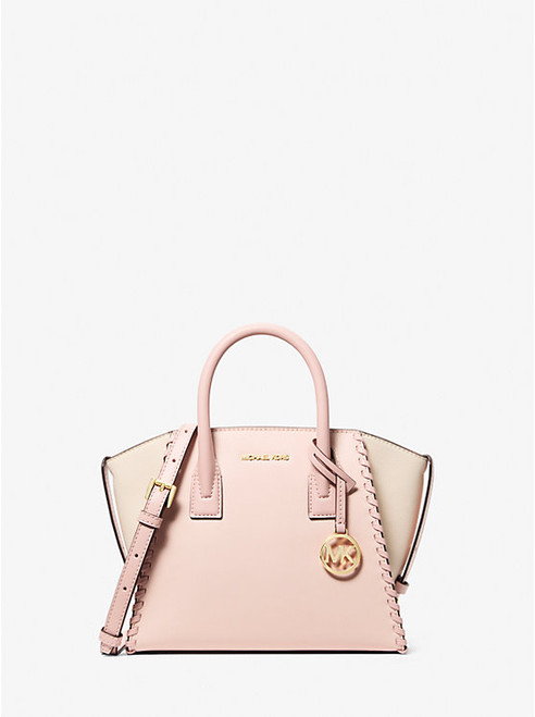 MICHAEL KORS  Avril Small Leather Satchel - Pwd Blsh Mlt