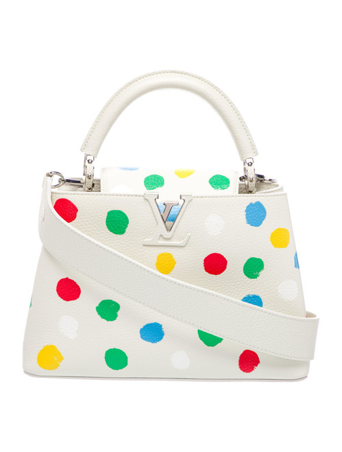 LOUIS VUITTON Taurillon Leather Painted Dots Capucines BB (Pre-owned) LOUIS VUITTON Taurillon Leather Painted Dots Capucines BB (Pre-owned)