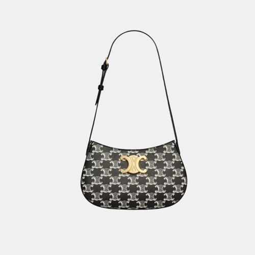 CELINE  Tilly Bag In Two-Tone Triomphe Canvas