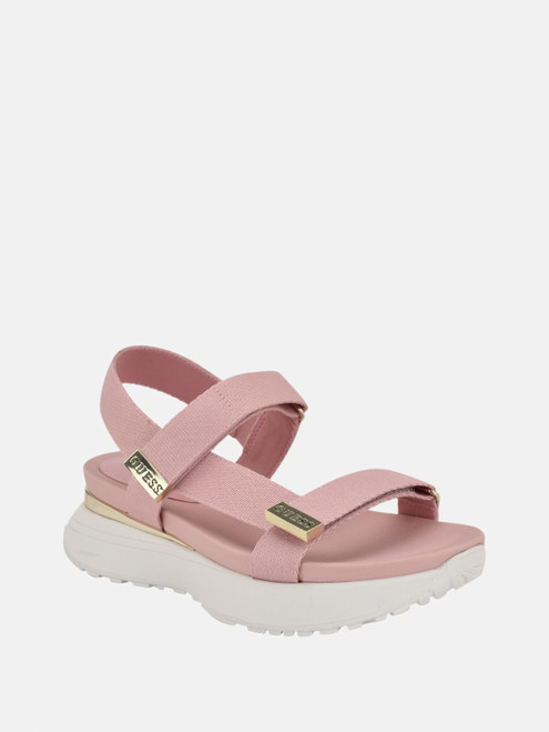GUESS Tollis Sporty Sandals PINK Image 1 GUESS Tollis Sporty Sandals PINK Image 1