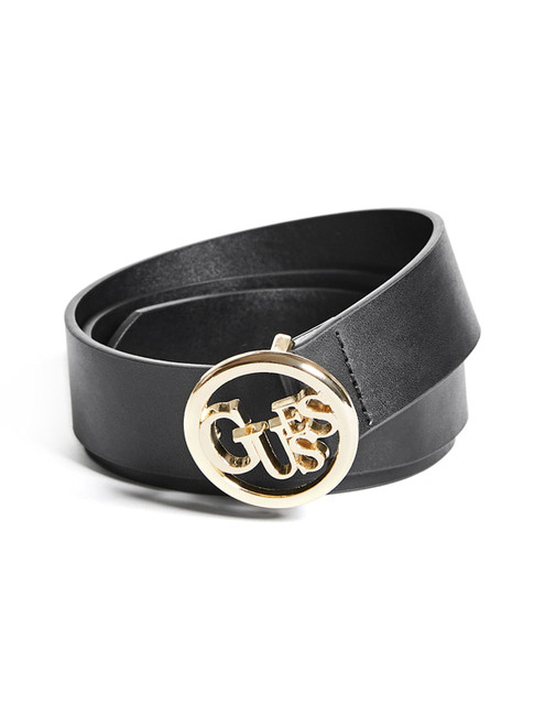 GUESS Mosaic Logo Belt BLACK Image 1 GUESS Mosaic Logo Belt BLACK Image 1