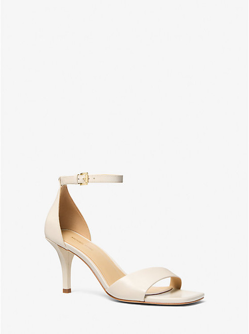 MICHAEL KORS Jaida Leather Sandal LT CREAM Image 1 MICHAEL KORS Jaida Leather Sandal LT CREAM Image 1