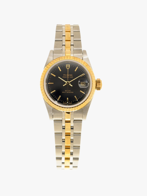 TUDOR Princess Date Automatic Black Dial Ladies Watch TUDOR Princess Date Automatic Black Dial Ladies Watch