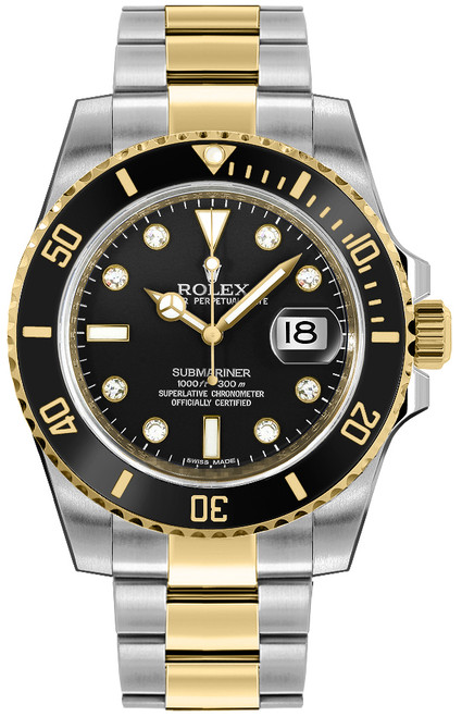 ROLEX Submariner Date Men'S Watch Diamond Dial 116613Ln-0003 Image 1 ROLEX Submariner Date Men'S Watch Diamond Dial 116613Ln-0003 Image 1