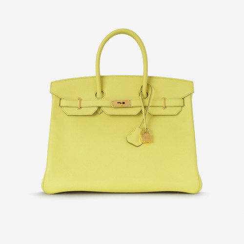 HERMES Birkin 35 - Lime Epsom  Gold Hardware (Pre-owned) HERMES Birkin 35 - Lime Epsom  Gold Hardware (Pre-owned)