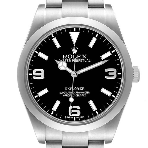 ROLEX Explorer I 39Mm Steel Black Dial Mens Watch 214270 Image 1 ROLEX Explorer I 39Mm Steel Black Dial Mens Watch 214270 Image 1