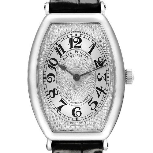 PATEK PHILIPPE Gondolo Platinum Silver Dial Mens Watch 5098 5098P Image 1 PATEK PHILIPPE Gondolo Platinum Silver Dial Mens Watch 5098 5098P Image 1