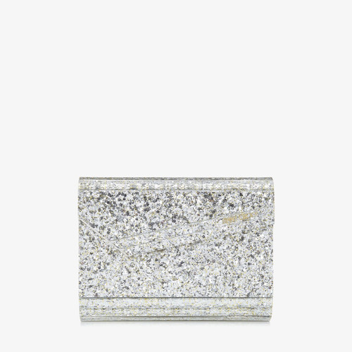 JIMMY CHOO - Black MILLA Lame Glitter Clutch Bag Gold Chain - – Luxe  Hanger