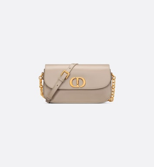 DIOR Small Bag 30 Montaigne Avenue Pale Beige Box Calfskin