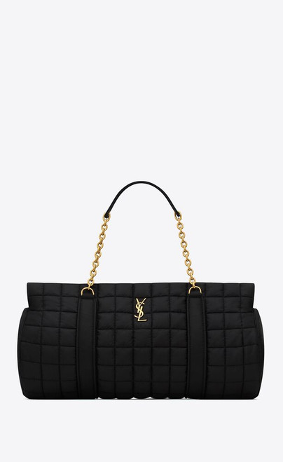 SAINT LAURENT Gloria Giant Travel Bag In Quilted Nylon