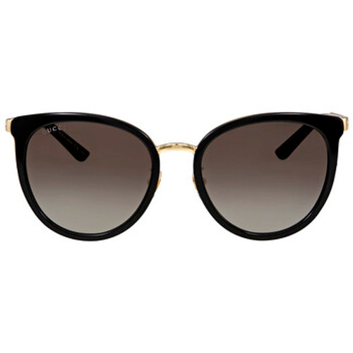 GUCCI Grey Gradient Round Ladies Sunglasses