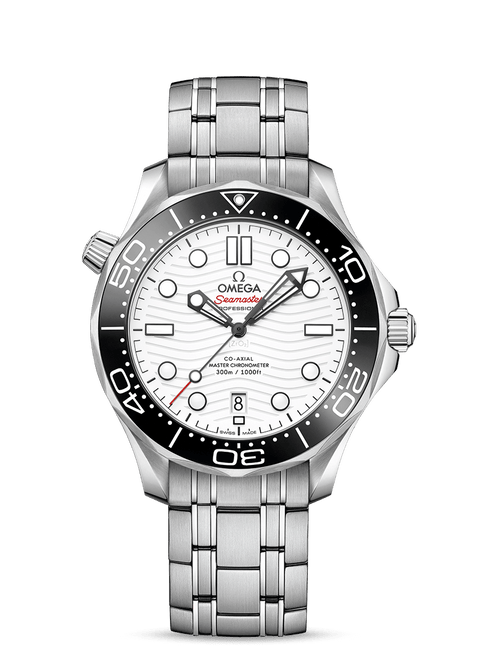 OMEGA Seamaster White Dial Men's Watch