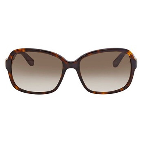 SALVATORE FERRAGAMO Tortoise Oval Sunglasses