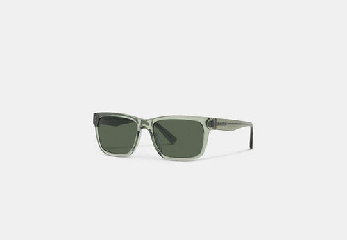 COACH Square Frame Sunglasses TRANSPARENT GREEN Image 1