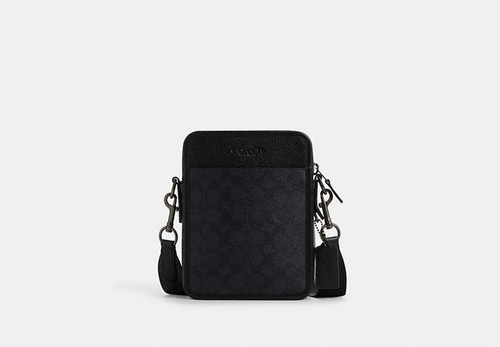 COACH Sullivan Crossbody In Signature Canvas GUNMETAL/CHARCOAL/BLACK Image 1