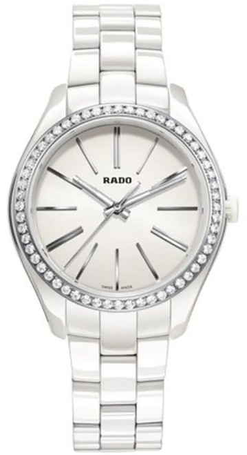 RADO Hyperchrome Quartz White Ceramic Women'S Watch R32311012 Image 1