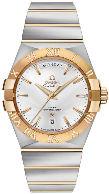 OMEGA Constellation Day-Date Diamond Men'S Watch On Sale 123.25.38.22.02.002 Image 1