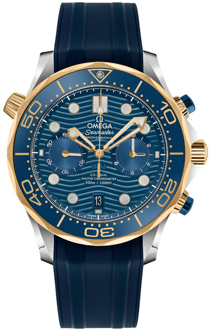 OMEGA Seamaster Diver Chronograph Blue Men'S Watch 210.22.44.51.03.001 Image 1