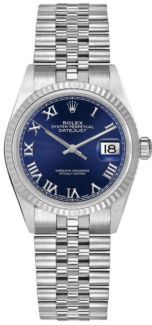ROLEX Datejust 31 Blue Roman Dial Women'S Watch 78274 Image 1