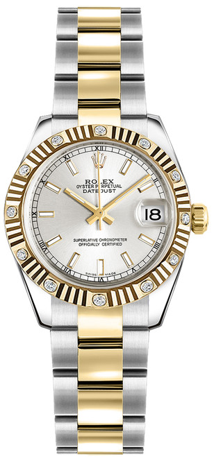 ROLEX Lady-Datejust 26 Silver Dial Women
S Watch 179313 Image 1
