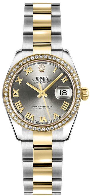 ROLEX Lady-Datejust 26 Yellow Gold 
Steel Watch 179383 Image 1
