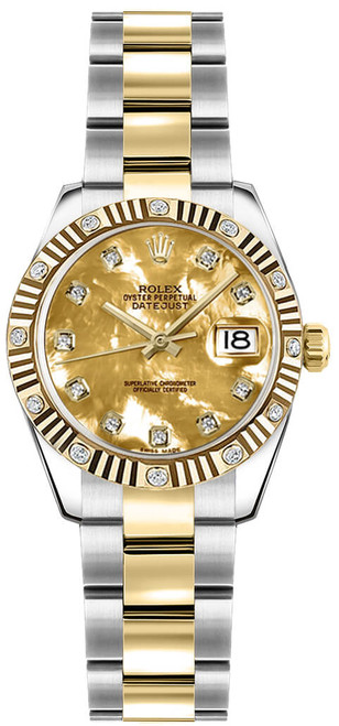 ROLEX Lady-Datejust 26 Stainless Steel 
Gold Women
S Watch 179313 Image 1