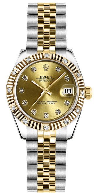 ROLEX Lady-Datejust 26 Diamonds Women
S Watch 179313 Image 1