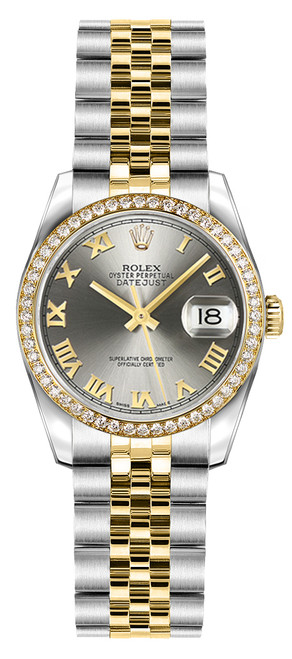 ROLEX Lady-Datejust 26 Gold 
Steel Watch 179383 Image 1