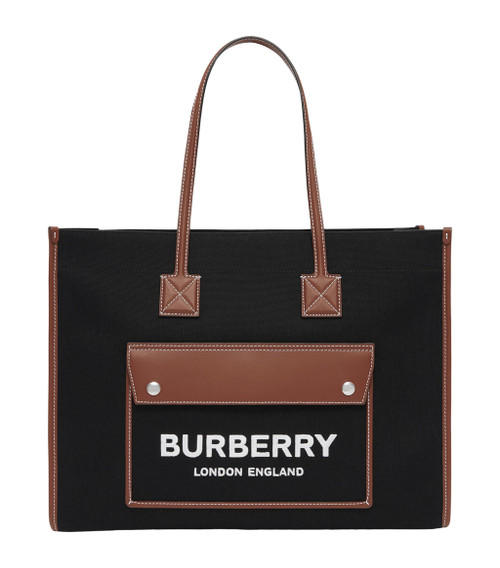 Buy Burberry Burberry Mini Freya Tote Bag in Black Online | ZALORA Malaysia