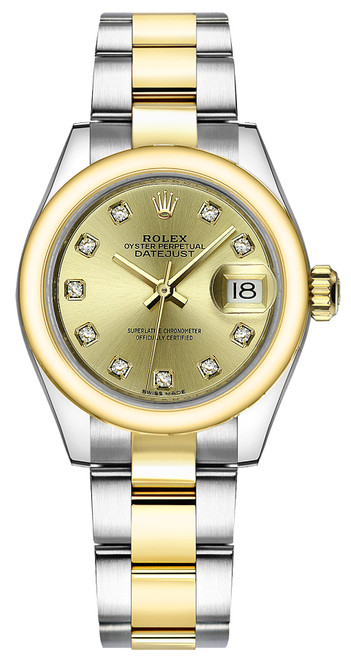 ROLEX Lady-Datejust 28 Women
S Gold 
Steel Watch 279163 Image 1
