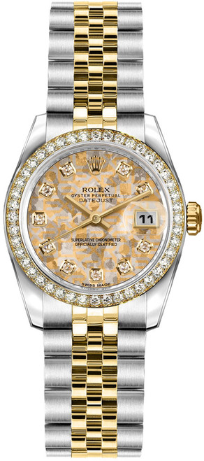 ROLEX Lady-Datejust 26 Diamond Jubilee Bracelet Watch 179383 Image 1