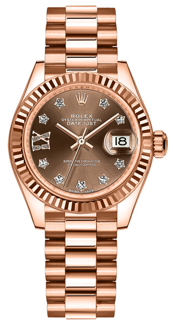 ROLEX Lady-Datejust 28 President Bracelet Women
S Watch 279175-0002 Image 1