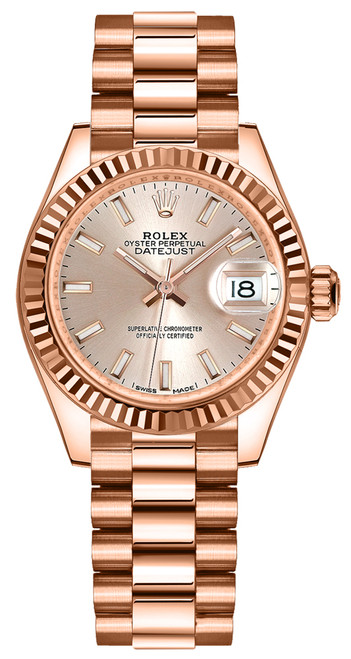 ROLEX Lady-Datejust 28 Sundust Dial Women
S Watch 279175-0001 Image 1