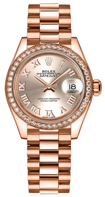 ROLEX Lady-Datejust 28 Gold Women
S Watch 279135Rbr-0013 Image 1