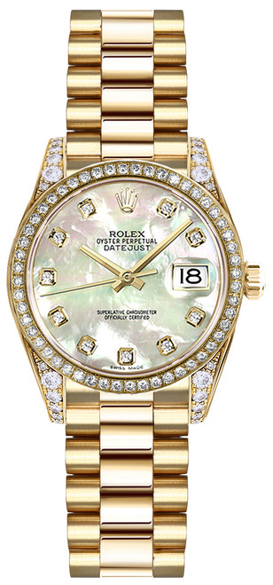 ROLEX Lady-Datejust 26 Mother Of Pearl Diamond Women'S Watch 179158 Image 1