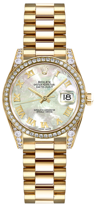 ROLEX Lady-Datejust 26 Mother Of Pearl Roman Dial Women
S Watch 179158 Image 1