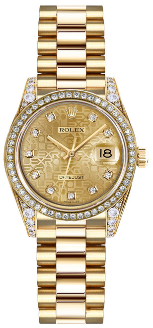 ROLEX Lady-Datejust 26 Gold Diamond Women
S Watch 179158 Image 1