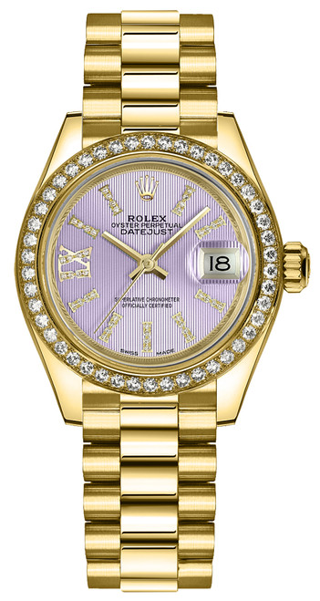 ROLEX Lady-Datejust 28 Lilac Dial Women
S Watch 279138Rbr-0010 Image 1
